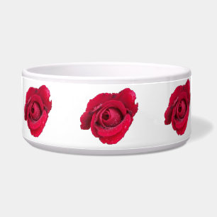 Tigela de Cachorro Rosa Vermelha Bonita