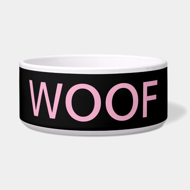 tigela de cão WOOF (Frente)