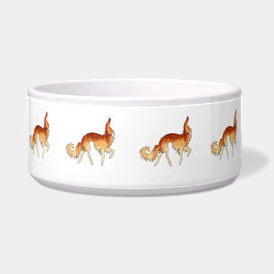 Tigela de Cerâmica Borzoi Saltitante