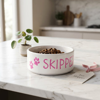 Tigela de Cerâmica com Nome Personalizado para Ani