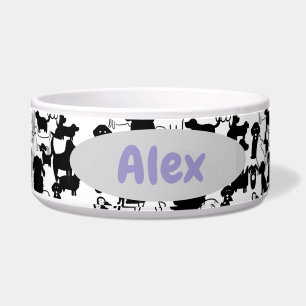 Tigela de Cerâmica Grande Personalizável para Cães