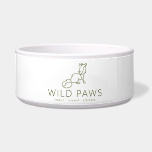 Tigela de Cerâmica para Animais de Estimação Wild