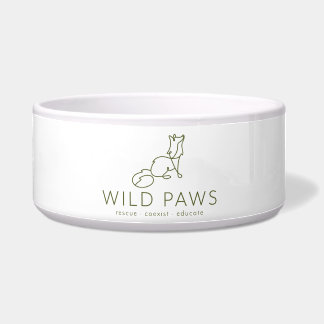 Tigela de Cerâmica para Animais de Estimação Wild