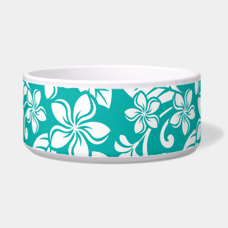 TIGELA DE CERÂMICA PARA ANIMAIS ISLAND PLUMERIA (T