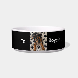 Tigela de cerâmica personalizada para animais de e