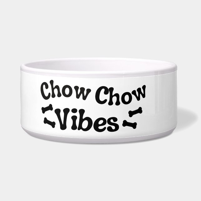 Tigela de Cerâmica Vibes Chow Chow (Esquerda)