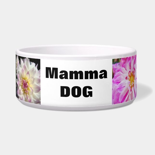 Tigela de comida e água para cachorro Mamma Dahlia (Frente)