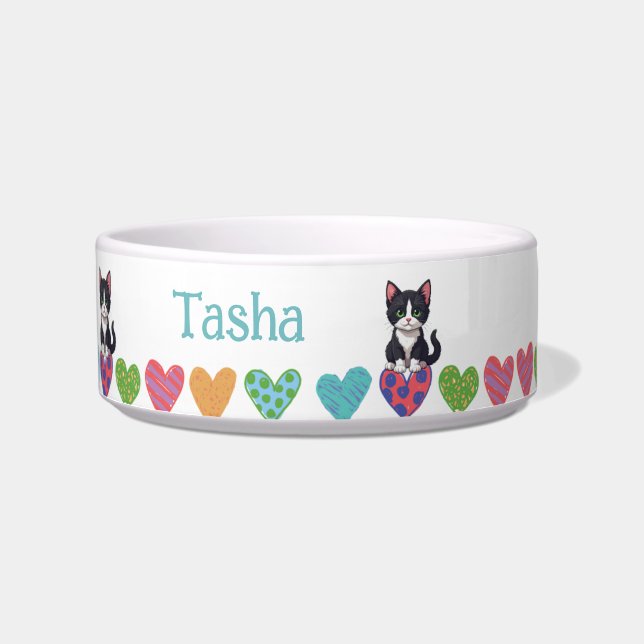 tigela de comida para animais de estimação coração (Frente)