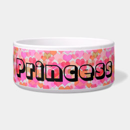 Tigela de comida para bebê de pelúcia Princesa Cor