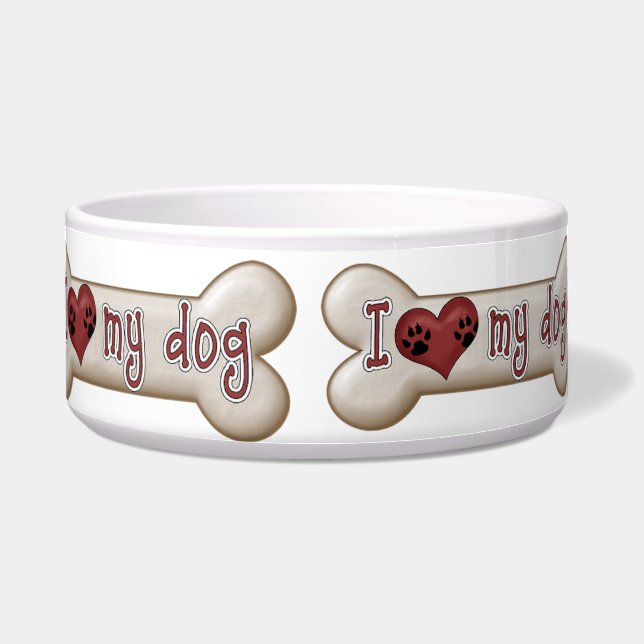 Tigela de comida para cachorro (Frente)