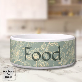 Tigela de comida para cachorro - Botânico Verde Sa