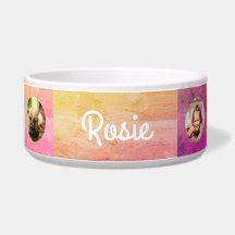 Tigela de comida para cães de cerâmica xadrez - HA