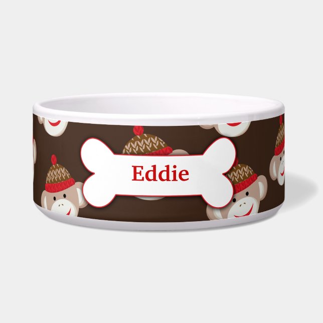 Tigela de comida para cães de estimação personaliz (Frente)