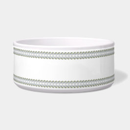 Tigela de Estimação para Pet Prata sobre Branco