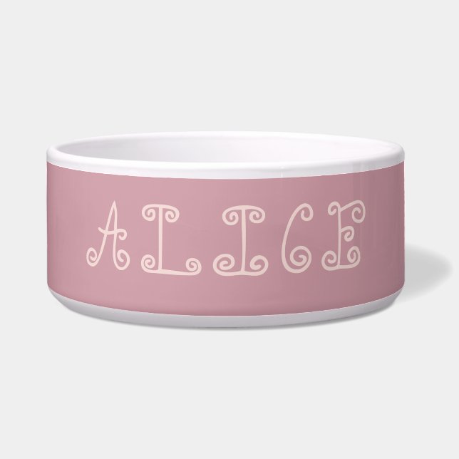 Tigela de estimação personalizável (Frente)