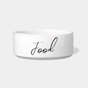tigela de feed de script minimalístico