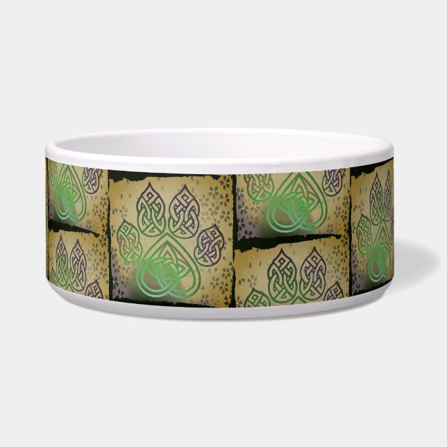 Tigela de forragem, Fressnapf com marca celta de (Frente)