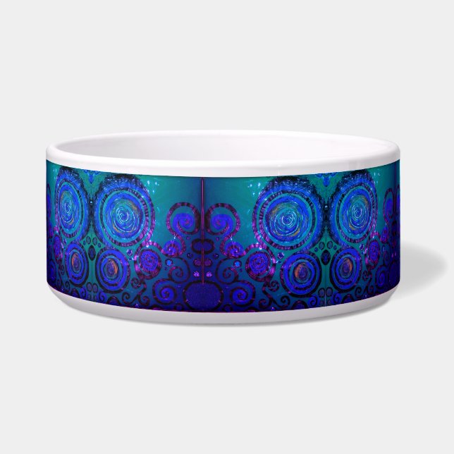 tigela de marinho cerâmica para cães | m3galeryStu (Frente)