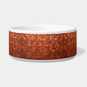 Tigela de Pet com Acabamento em Cobre para Aliment