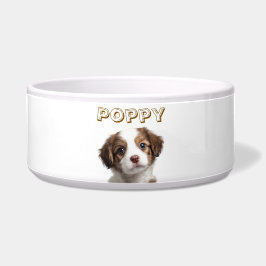 Tigela de Pet com Foto e Nome de Cachorro Personal