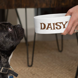 Tigela de Pet com Nome Personalizado
