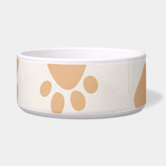 Tigela de Pet com Pegada de Pata Grande