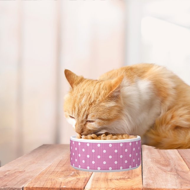 Tigela de Pet Delight Rosa (Dotty Delight Pink Pet Bowl)