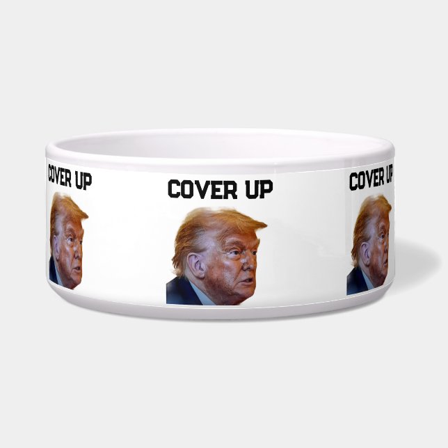Tigela de Pet Trump Encobrimento (Frente)