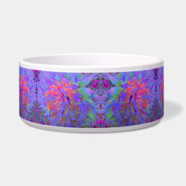Tigela Decorativa Psicodélica Elegante Dahlia Flower