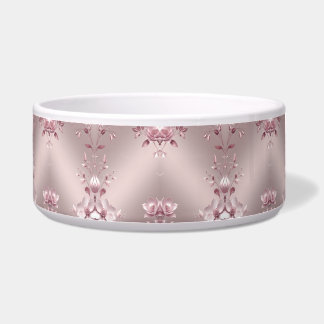 Tigela Delicate Pink Floral Pet Bowl