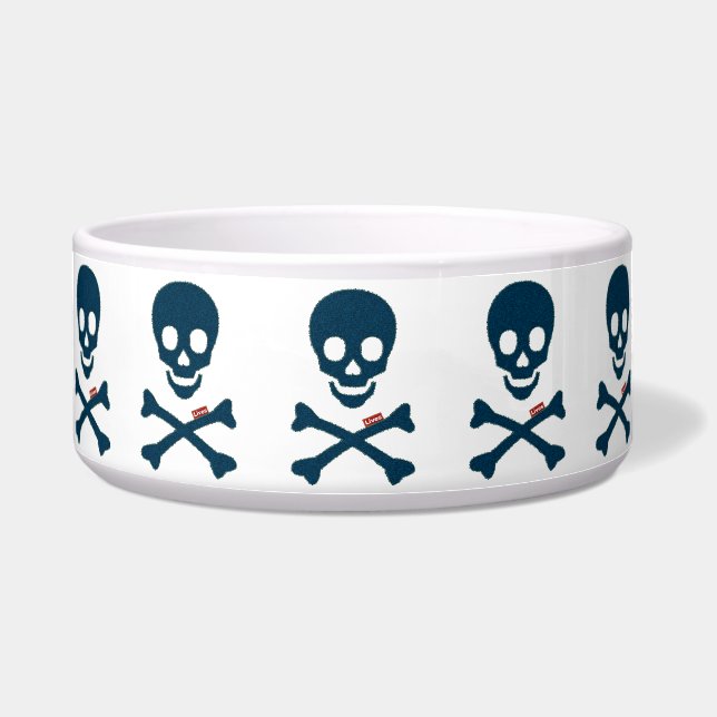 Tigela Denim Skull (Frente)