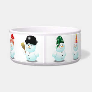 Tigela Desenhos animados personalizados do boneco de neve