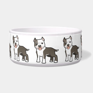 Tigela Desenhos animados Pitbull/Staffordshire Terrier