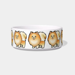 Tigela Desenhos animados Pomeranian
