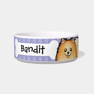 Tigela Desenhos animados Pomeranian
