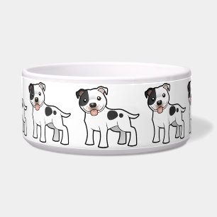 Tigela Desenhos animados Staffordshire bull terrier