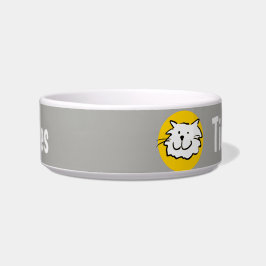 Tigela Design de Sorriso de Gato