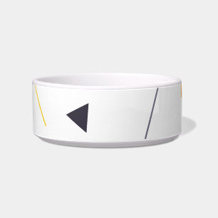 Tigela Design geométrico, colorido, simples, de tendência