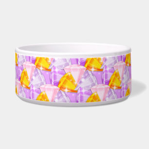 Tigela Diamantes Brilhantes-Diagonais-