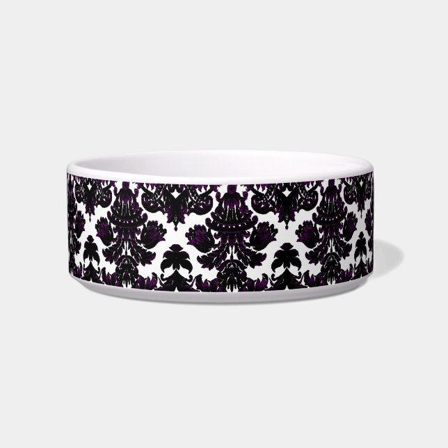 Tigela Dica Clássica do Damasco da Violeta (Direita)