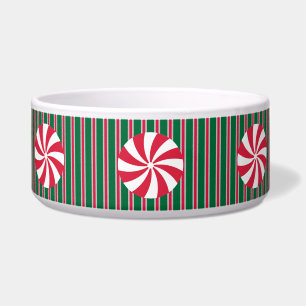Tigela Doces de hortelã-pimenta de Natal divertida e Rico