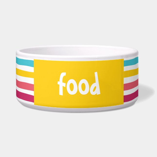 Tigela Doces e Sol! Feliz Pet Bowl de Brincadeira (Direita)