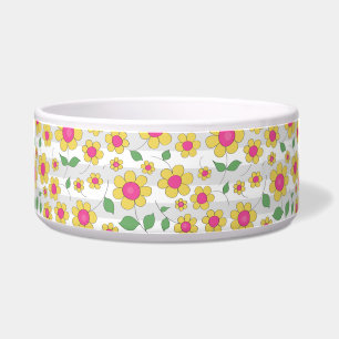 Tigela Dodores design de margarida florais bonitos