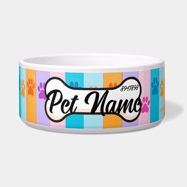 Tigela Dog Bowl with Grabovoi Code for Healing 8941898 (Frente)