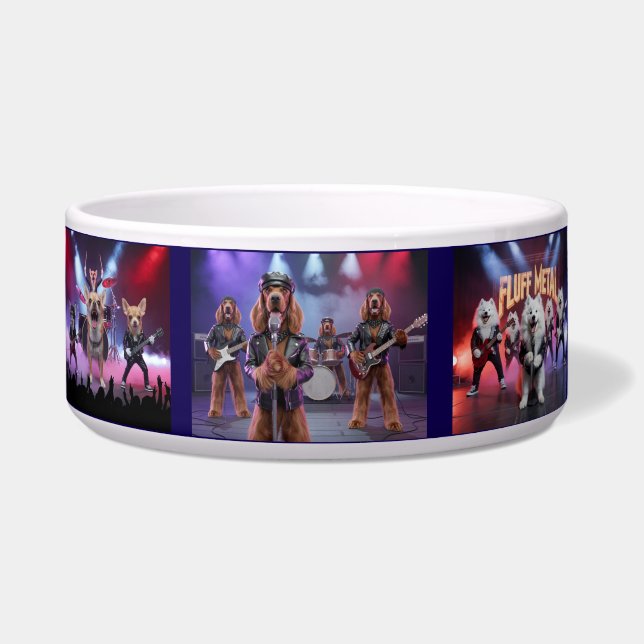 Tigela Dog Rock Star Bowl (Frente)