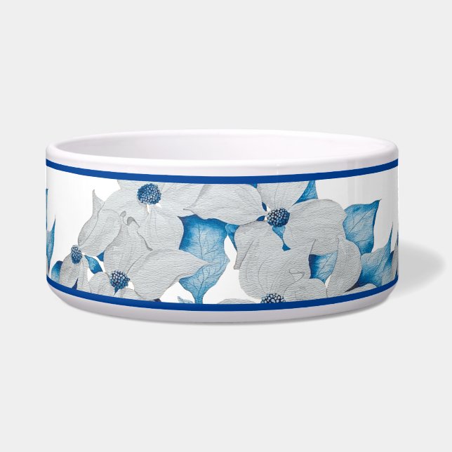 Tigela Dogwood Flowers em Salad Bowl (Frente)
