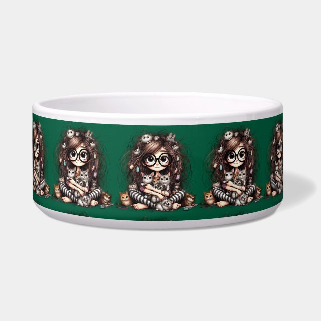 Tigela Dona dos Gatos Maluca (Frente)