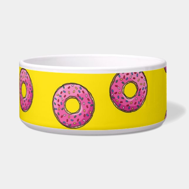 Tigela Donuts Rosa Fofo (Frente)