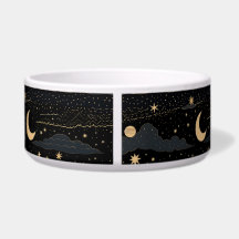 Dreamy Starry Night Sky Bowl