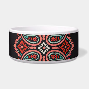 Tigela Elementos paisley asiáticos, padrão de vintage boh